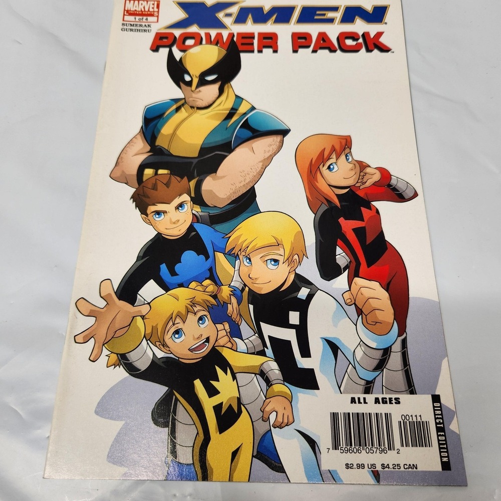 Marvel Comics X-Men Spider-Man Power Pack Comic‎ Lot 3 Issues